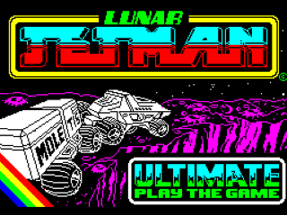 Lunar Jetman title screen for ZX Spectrum